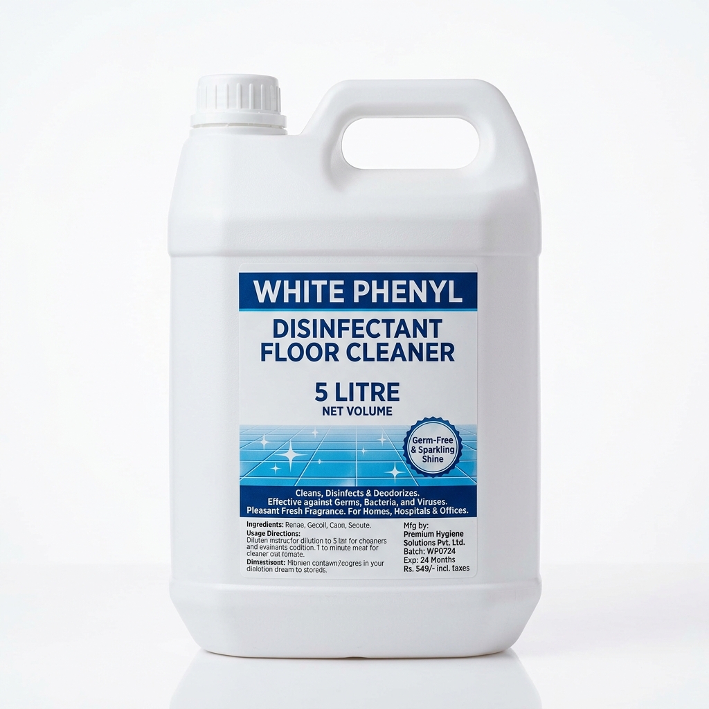 White Disinfectant Phenyl 5 Litre